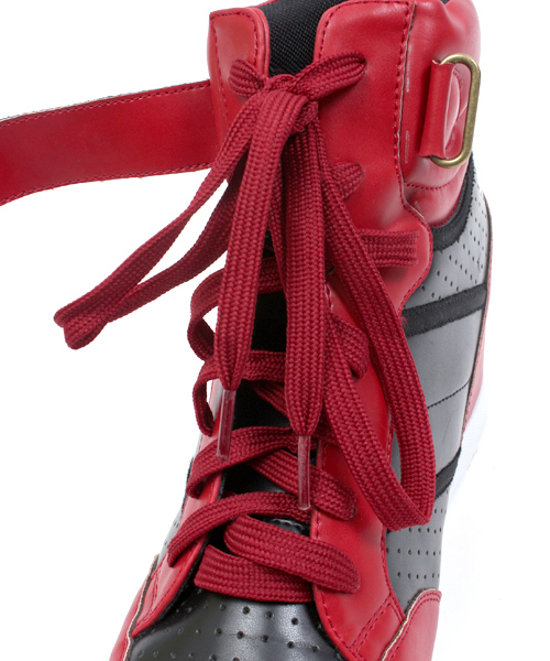 WEGO（ウィゴー）の「WEGO/インヒールスニーカー（スニーカー・レディース・ホワイト/レッド/サックスブルー/ピンク・23.5/24.5）」の10枚目の写真