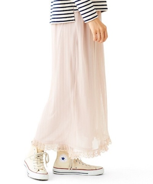 flower（フラワー）の「ミッドナイトチュールスカート（スカート・レディース・ブラウン/ピンク・FREE）」の14枚目の写真