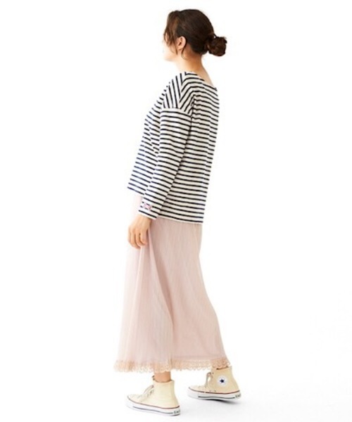 flower（フラワー）の「ミッドナイトチュールスカート（スカート・レディース・ブラウン/ピンク・FREE）」の12枚目の写真