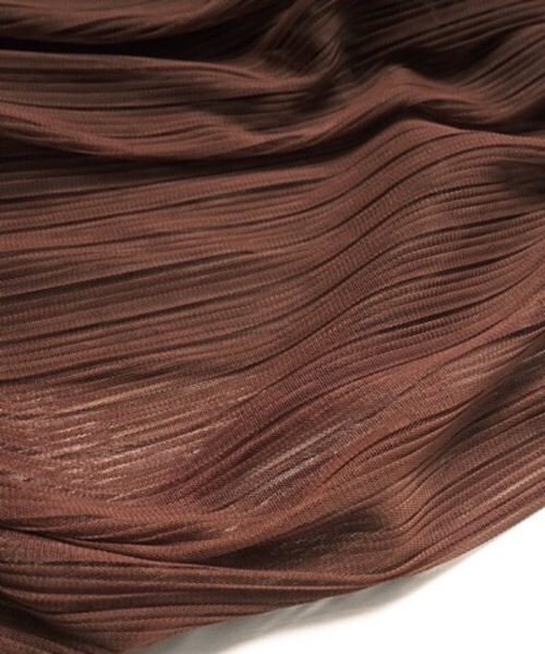 flower（フラワー）の「ミッドナイトチュールスカート（スカート・レディース・ブラウン/ピンク・FREE）」の10枚目の写真