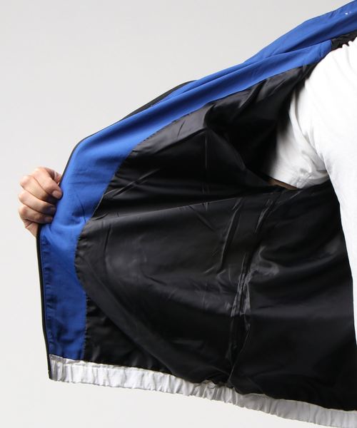 VISION STREET WEAR（ヴィジョンストリートウェア）の「VISION ナイロントラックジャケット（ブルゾン・メンズ・ブラック/ライトグリーン/その他35・M/L/LL）」の6枚目の写真