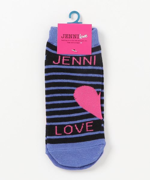 JENNI love（ジェニィラブ）の「ハート柄ショートソックス（ソックス/靴下・キッズ・ブラック/ブルー/レッド・19-21cm/22-24cm）」の5枚目の写真
