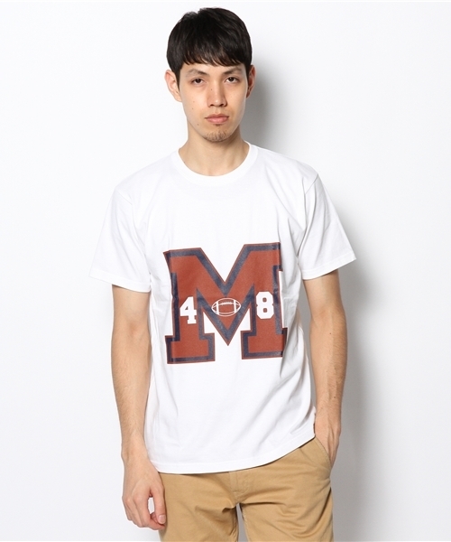 WEGO(ウィゴー)の「WEGO/ビッグアルファベットTee(S)(Tシャツ/カットソー・メンズ・ブラック/ホワイト/ネイビー/ホワイト系その他/ワイン・MEDIUM/LARGE)」の3枚目の写真