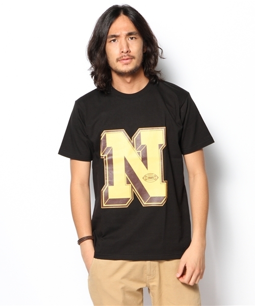WEGO(ウィゴー)の「WEGO/ビッグアルファベットTee(S)(Tシャツ/カットソー・メンズ・ブラック/ホワイト/ネイビー/ホワイト系その他/ワイン・MEDIUM/LARGE)」の4枚目の写真