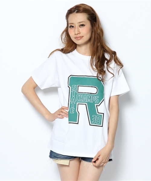 WEGO(ウィゴー)の「WEGO/ビッグアルファベットTee(S)(Tシャツ/カットソー・メンズ・ブラック/ホワイト/ネイビー/ホワイト系その他/ワイン・MEDIUM/LARGE)」の13枚目の写真