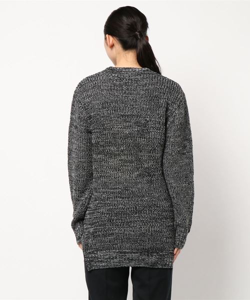 Bling Leads（ブリングリーズ）の「【Bl】【Bling Leads】ロングニット（ニット/セーター・レディース・アイボリー/グレー/カーキ/ブラック/ベージュ/パープル・MEDIUM/LARGE）」の7枚目の写真