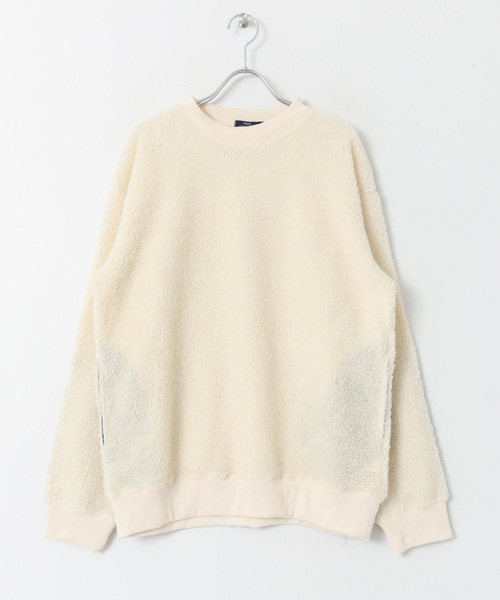 ITEMS URBANRESEARCH（アイテムズ アーバンリサーチ）の「ボアスウェット（その他トップス・メンズ・ブラック/レッド/オフホワイト/カーキ・40/38）」の6枚目の写真