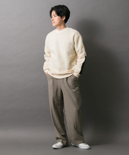ITEMS URBANRESEARCH（アイテムズ アーバンリサーチ）の「ボアスウェット（その他トップス・メンズ・ブラック/レッド/オフホワイト/カーキ・40/38）」の9枚目の写真