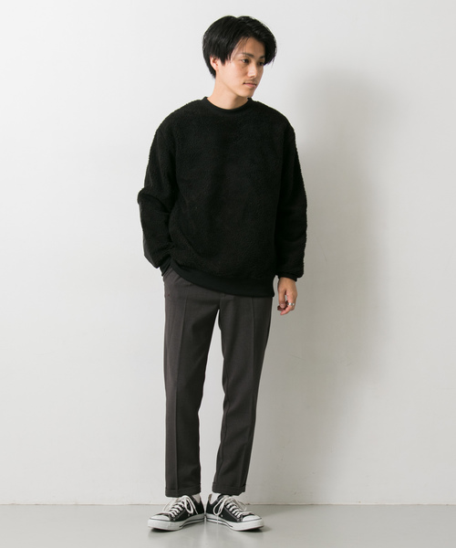 ITEMS URBANRESEARCH（アイテムズ アーバンリサーチ）の「ボアスウェット（その他トップス・メンズ・ブラック/レッド/オフホワイト/カーキ・40/38）」の12枚目の写真