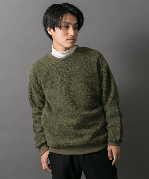 ITEMS URBANRESEARCH（アイテムズ アーバンリサーチ）の「ボアスウェット（その他トップス・メンズ・ブラック/レッド/オフホワイト/カーキ・40/38）」の14枚目の写真