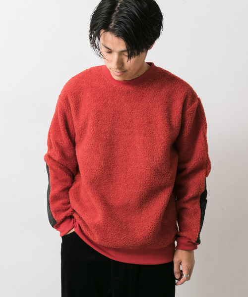 ITEMS URBANRESEARCH（アイテムズ アーバンリサーチ）の「ボアスウェット（その他トップス・メンズ・ブラック/レッド/オフホワイト/カーキ・40/38）」の16枚目の写真