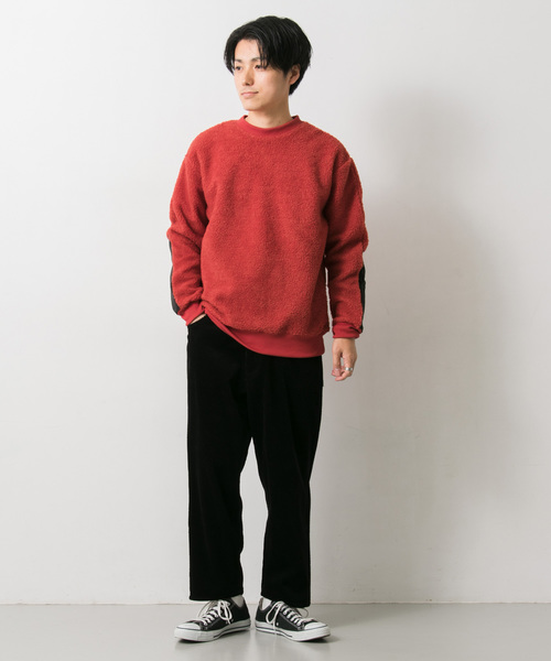 ITEMS URBANRESEARCH（アイテムズ アーバンリサーチ）の「ボアスウェット（その他トップス・メンズ・ブラック/レッド/オフホワイト/カーキ・40/38）」の18枚目の写真