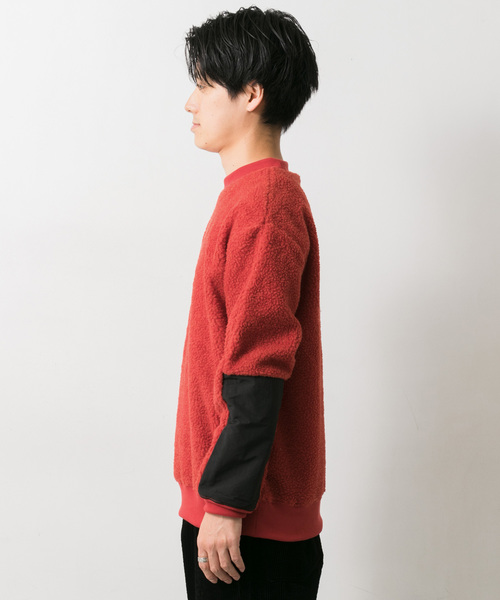 ITEMS URBANRESEARCH（アイテムズ アーバンリサーチ）の「ボアスウェット（その他トップス・メンズ・ブラック/レッド/オフホワイト/カーキ・40/38）」の20枚目の写真