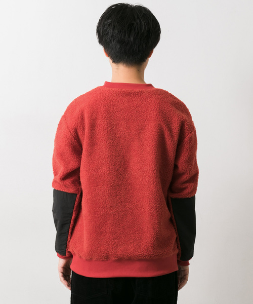 ITEMS URBANRESEARCH（アイテムズ アーバンリサーチ）の「ボアスウェット（その他トップス・メンズ・ブラック/レッド/オフホワイト/カーキ・40/38）」の21枚目の写真