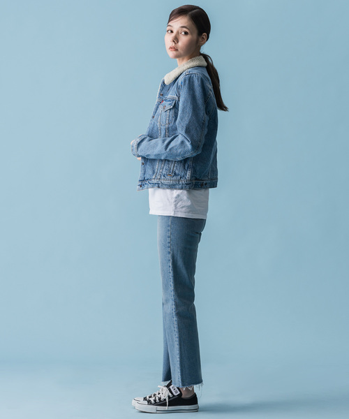 Levi's(リーバイス)の「Levi's/リーバイス シェルパトラッカージャケット DIVIDED BLUE(デニムジャケット・レディース・インディゴブルー・S/M/XS)」の4枚目の写真