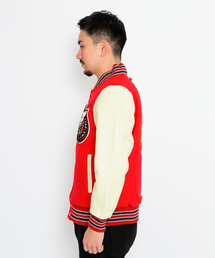 XLARGE×FAT 袖レザースタジャン X31221-JK01(XL) XLARGE×FAT 袖レザースタジャン X31221-JK01(XL) XLARGE×FAT 袖
