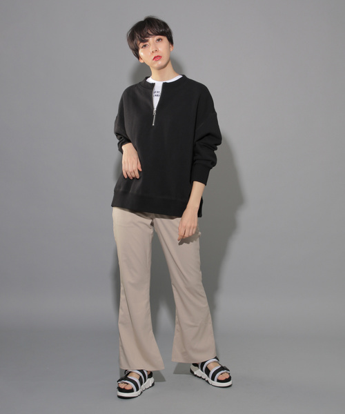 PAGEBOY(ページボーイ)の「ストレッチフレアパンツ(その他パンツ・レディース・ブラック/アイボリー/レッド・SMALL/MEDIUM)」の10枚目の写真