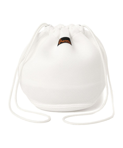 BEAMS BOY（ビームスボーイ）の「NAPRON / ラッセル ペイシェント バッグ（ハンドバッグ・レディース・ホワイト/ネイビー・ONE SIZE）」の5枚目の写真