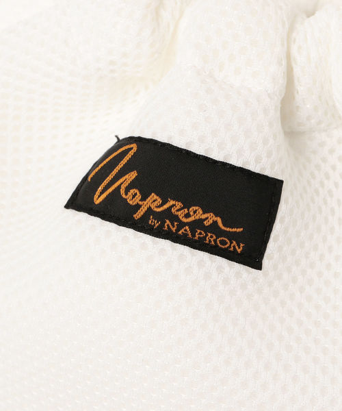 BEAMS BOY（ビームスボーイ）の「NAPRON / ラッセル ペイシェント バッグ（ハンドバッグ・レディース・ホワイト/ネイビー・ONE SIZE）」の9枚目の写真