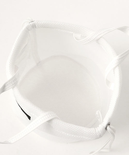 BEAMS BOY（ビームスボーイ）の「NAPRON / ラッセル ペイシェント バッグ（ハンドバッグ・レディース・ホワイト/ネイビー・ONE SIZE）」の10枚目の写真