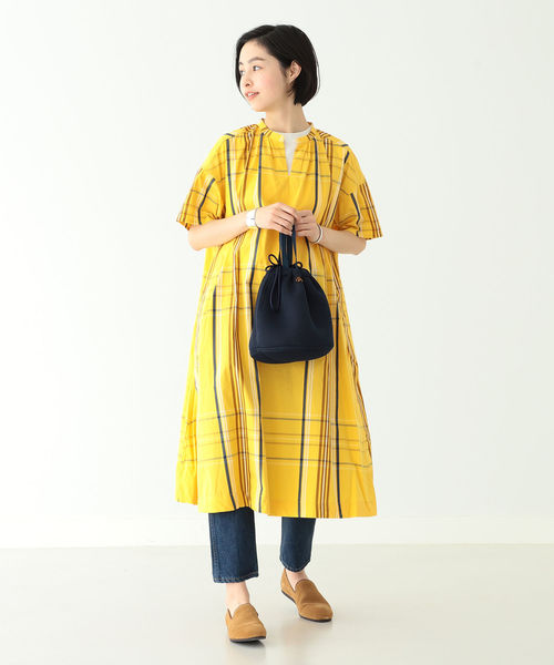 BEAMS BOY（ビームスボーイ）の「NAPRON / ラッセル ペイシェント バッグ（ハンドバッグ・レディース・ホワイト/ネイビー・ONE SIZE）」の18枚目の写真