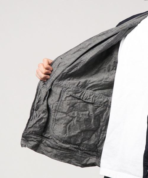 yoko sakamoto,【yoko sakamoto】 NO COLLAR BLOUSON - WEAR