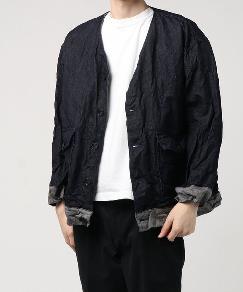 yoko sakamoto,【yoko sakamoto】 NO COLLAR BLOUSON - WEAR