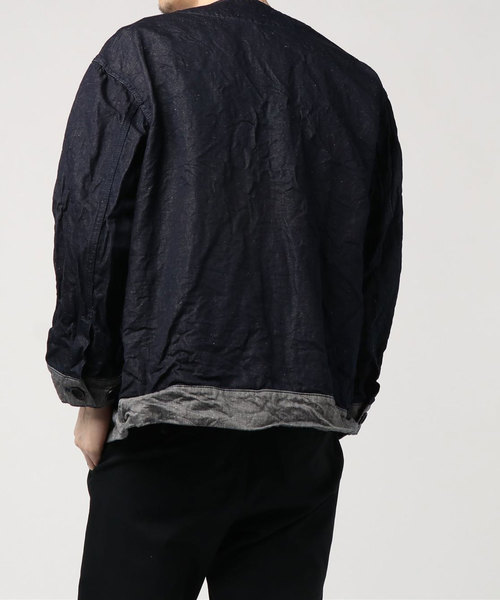 yoko sakamoto,【yoko sakamoto】 NO COLLAR BLOUSON - WEAR