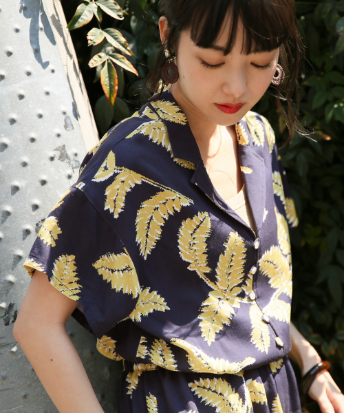 LOWRYS FARM(ローリーズファーム)の「カイキンオールインワン 833997(つなぎ/オールインワン・レディース・アイボリー/ネイビー・FREE)」の11枚目の写真