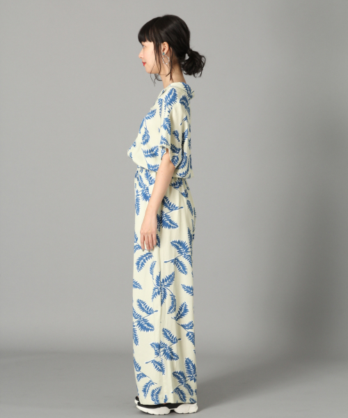 LOWRYS FARM(ローリーズファーム)の「カイキンオールインワン 833997(つなぎ/オールインワン・レディース・アイボリー/ネイビー・FREE)」の6枚目の写真