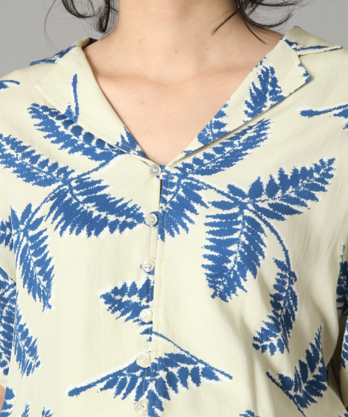 LOWRYS FARM(ローリーズファーム)の「カイキンオールインワン 833997(つなぎ/オールインワン・レディース・アイボリー/ネイビー・FREE)」の10枚目の写真