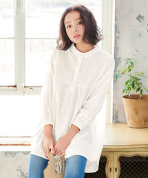 KOBE LETTUCE | コットンレースオーバーサイズチュニックブラウス(シャツ/ブラウス)