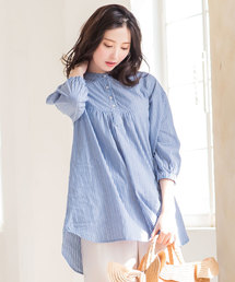 KOBE LETTUCE | コットンレースオーバーサイズチュニックブラウス(シャツ/ブラウス)