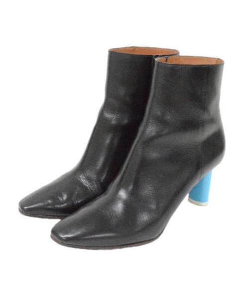 VETEMENTS レザーブーツライターヒール