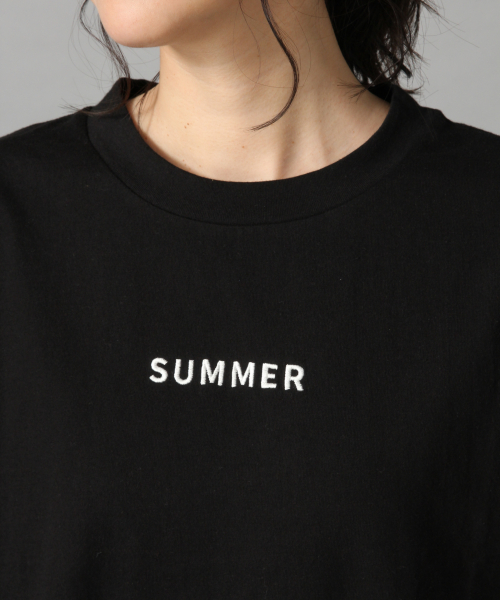 LOWRYS FARM（ローリーズファーム）の「チビロゴＴＥＥ　837987（Tシャツ/カットソー・レディース・ブラック/ベージュ/オフホワイト/パープル・FREE）」の18枚目の写真