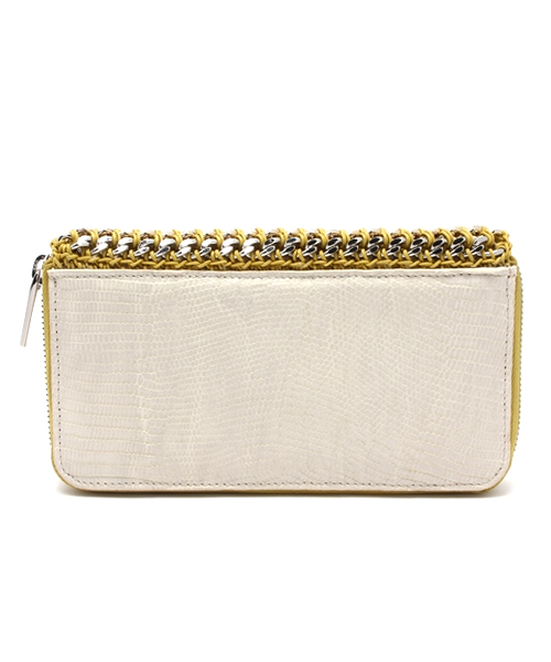 ESTNATION（エストネーション）の「de couture 長財布（財布・レディース・ホワイト/ライトブルー・FREE）」の2枚目の写真