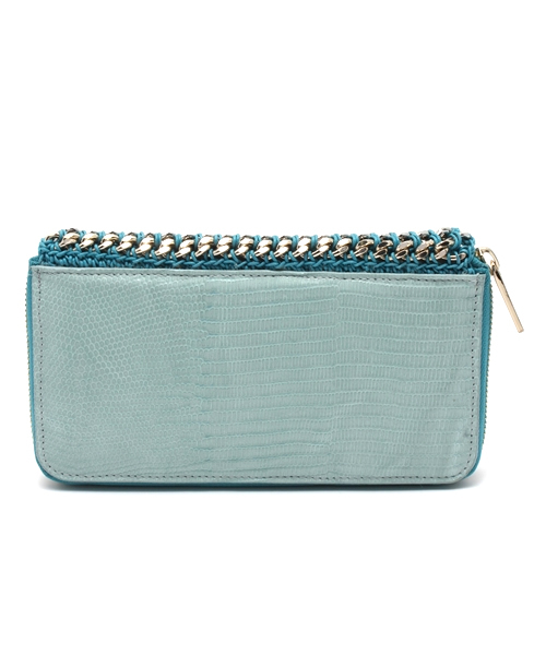 ESTNATION（エストネーション）の「de couture 長財布（財布・レディース・ホワイト/ライトブルー・FREE）」の3枚目の写真