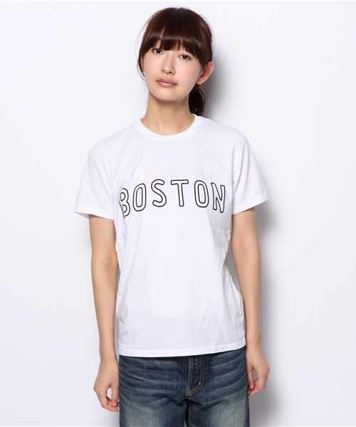 BEAMS BOY（ビームスボーイ）の「○Jackman / Boston クルーネック T（Tシャツ/カットソー・レディース・レッド/ブルー/ネイビー/ホワイト・ONE SIZE）」の5枚目の写真