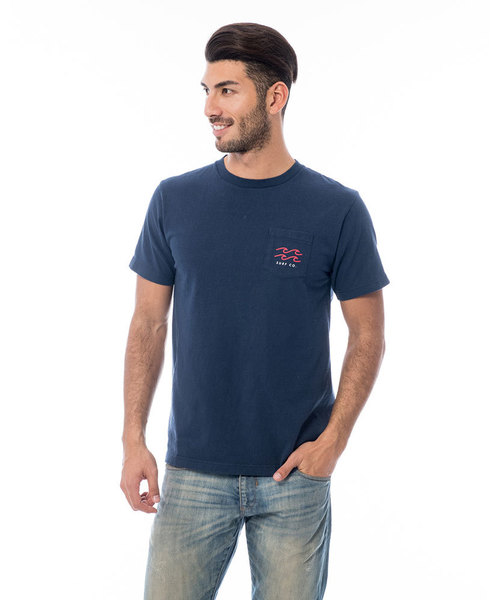 BILLABONG（ビラボン）の「BILLABONG メンズ  ONE TIME Ｔシャツ/ビラボン 半袖 バックプリント（Tシャツ/カットソー・メンズ・ピンク/ネイビー/ホワイト系その他/オレンジ・SMALL/MEDIUM/LARGE/X-LARGE）」の3枚目の写真