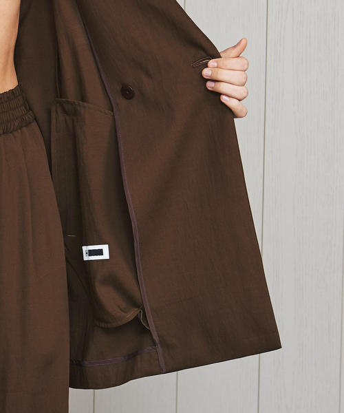 6(ROKU) HEAVY LINEN ジャケット（ロクのテーラードジャケットの