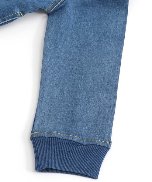 MAKE YOUR DAY（メイクユアデイ）の「ノーカラーＧジャン■80～140cm（デニムジャケット・キッズ・ブルー/ネイビー・90/100/110/120/130/140/80）」の11枚目の写真