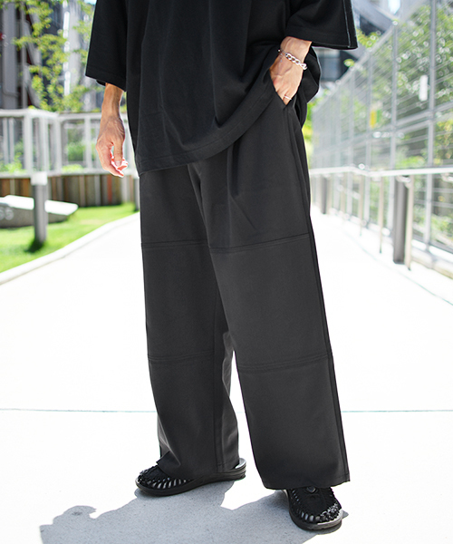 kutir（クティール）の「1タック切り替えワイドパンツ（その他パンツ・メンズ・ブラック/ベージュ/ボルドー・SMALL/MEDIUM/LARGE）」の7枚目の写真