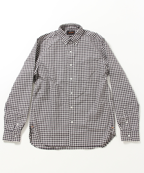 BEAMS PLUS（ビームスプラス）の「◎BEAMS PLUS  / オックス ギンガムチェックシャツ（シャツ/ブラウス・メンズ・ホワイト系その他/グリーン系その他/レッド系その他・MEDIUM/SMALL/X-LARGE/LARGE/XX-LARGE）」の7枚目の写真