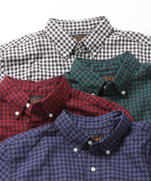 BEAMS PLUS（ビームスプラス）の「◎BEAMS PLUS  / オックス ギンガムチェックシャツ（シャツ/ブラウス・メンズ・ホワイト系その他/グリーン系その他/レッド系その他・MEDIUM/SMALL/X-LARGE/LARGE/XX-LARGE）」の11枚目の写真