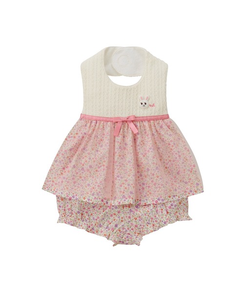 MIKI HOUSE（ミキハウス）の「スタイ・ブルマセット（ベビーギフト・キッズ・ピンク・フリー(70-90cm)）」の7枚目の写真