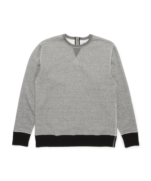 ID DAILYWEAR（アイディーデイリーウェア）の「◎ID DAILYWEAR / 別注 クルーネック スウェット（スウェット・メンズ・ホワイト/チャコールグレー・SMALL/LARGE/MEDIUM/X-LARGE）」の14枚目の写真