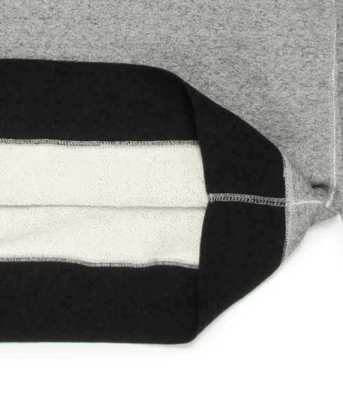 ID DAILYWEAR（アイディーデイリーウェア）の「◎ID DAILYWEAR / 別注 クルーネック スウェット（スウェット・メンズ・ホワイト/チャコールグレー・SMALL/LARGE/MEDIUM/X-LARGE）」の12枚目の写真