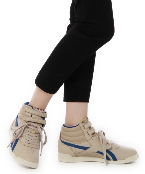 Reebok（リーボック）の「BYBC REEBOK FREE STYLE HI ヴィンテージ ◆（スニーカー・レディース・ネイビー/オフホワイト・24cm/23cm/23.5cm/24.5cm/25cm）」の9枚目の写真