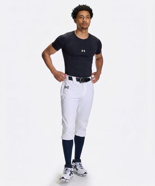 UNDER ARMOUR(アンダーアーマー)の「UAヒートギアアーマー コンプレッション ショートスリーブ クルーネック シャツ(ベースボール/メンズ)(Tシャツ/カットソー・メンズ・ホワイト/ブラック/ブルー/ネイビー/レッド・SM/LG/3XL/MD/XXL/XL)」の7枚目の写真