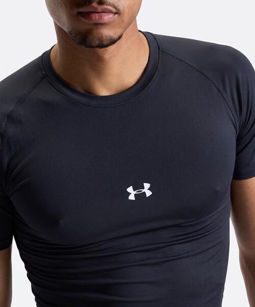 UNDER ARMOUR(アンダーアーマー)の「UAヒートギアアーマー コンプレッション ショートスリーブ クルーネック シャツ(ベースボール/メンズ)(Tシャツ/カットソー・メンズ・ホワイト/ブラック/ブルー/ネイビー/レッド・SM/LG/3XL/MD/XXL/XL)」の8枚目の写真